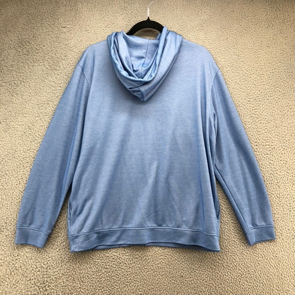TailorByrd Hoodie Mens Large Adult Blue Modal Blend Long Sleeve Pullover Logo - Picture 9 of 10